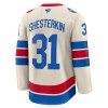 Miesten NHL New York Rangers Pelipaita 2025-26 Fanatics Premium Igor Shesterkin Winter Classic Valkoinen